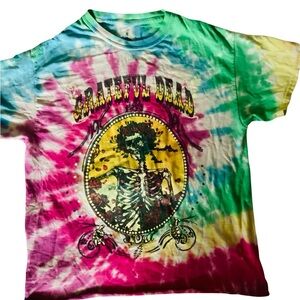 Grateful Dead Tie-Dye cropped T-Shirt